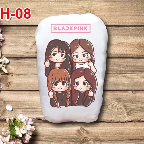 Gấu ôm blackpink 2 mặt ảnh 22-50cm/ gối ngủ kpop blackpink