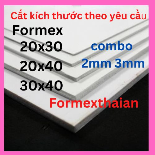 EM RẺ NÈ Bìa mô hình - 2mm và 3mm - khổ 20, 30, 40 cm