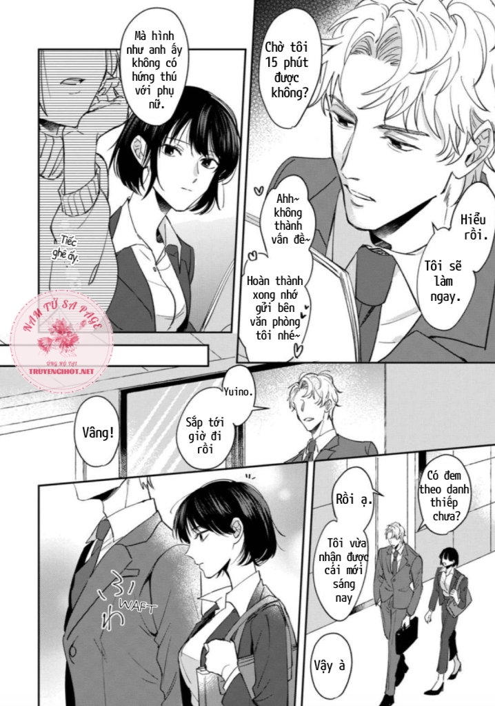 tôi không thể chỉ biết yêu thôi - cấp trên hay soi mói và cấp dưới nghiện mùi chapter 1 10