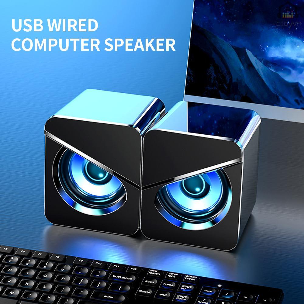 Loa máy tính có dây USB âm thanh trầm mạnh mẽ
