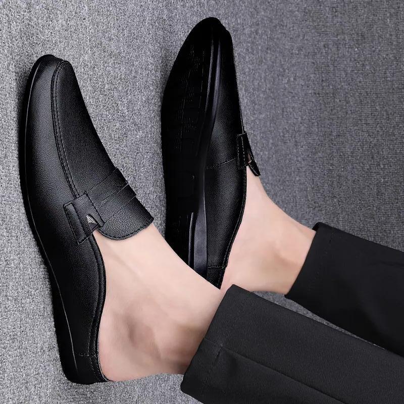 Giày da phong cách mới nhất trong kho giày công sở giày đôi đa năng giao hàng nhanh giày đỏ lưới