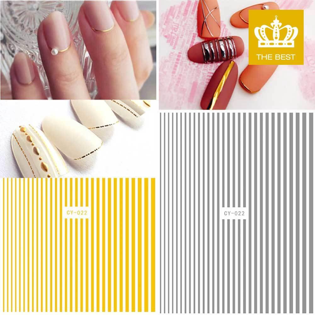 BeautyBigBang Miếng dán trang trí móng tay nghệ thuật đa dạng tùy chọn họa tiết bắt mắt