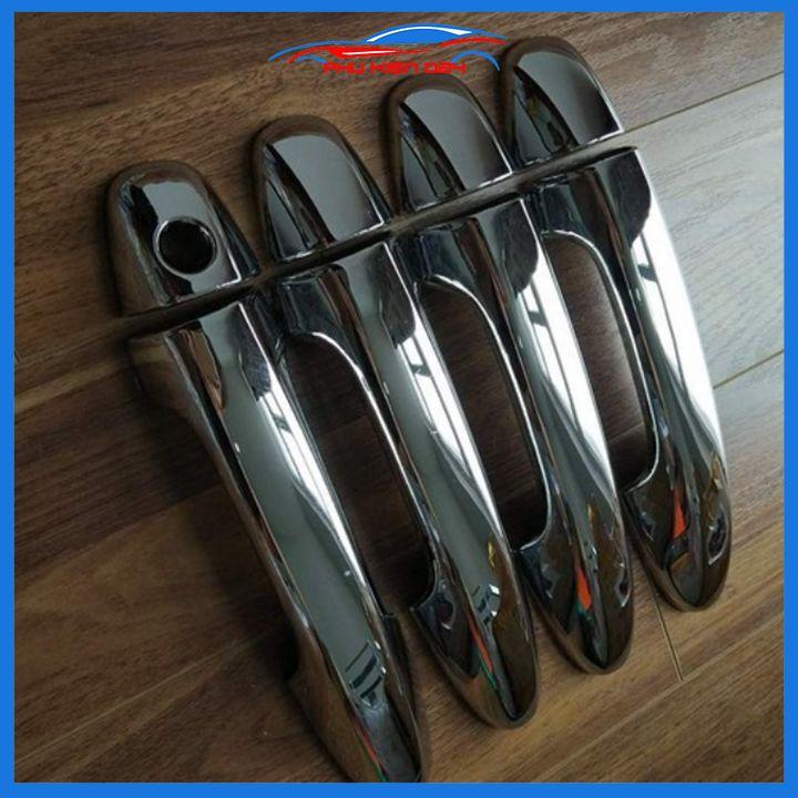 Ốp tay hõm mạ crom Fortuner 2009-2010-2011-2012-2013-2014-2015-2016 sáng bóng chống trầy bảo vệ cửa xe ô tô