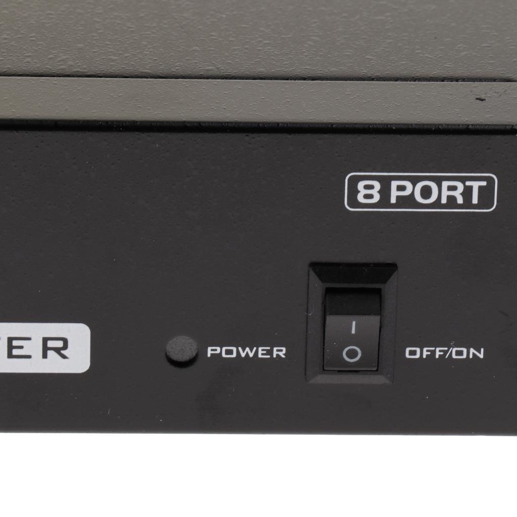 8-Way BNC Composite Video 1 to 8  Splitter Box for TV Monitor DVR