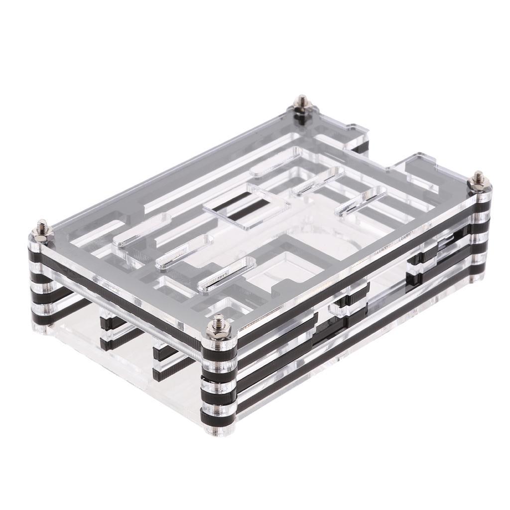 2x 9 Acrylic Panels PC Case Cover for Raspberry Pi 3,Pi 2 B & Pi Model B+