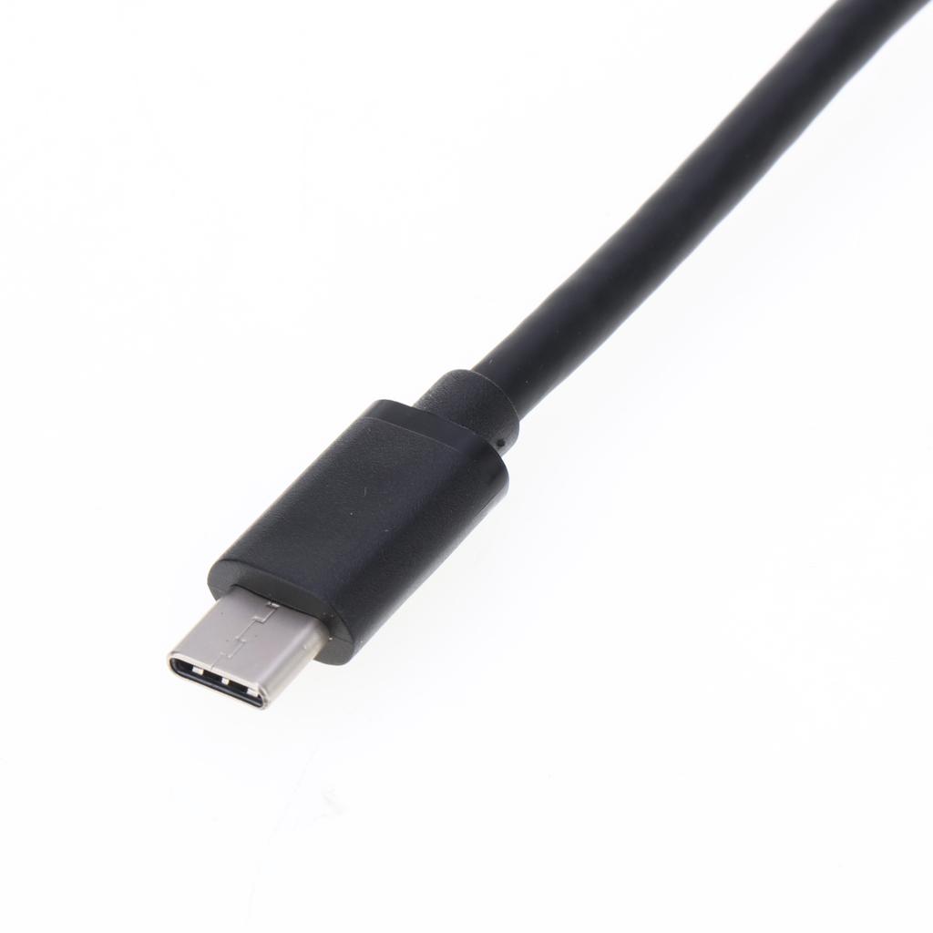 30cm USB to Type C Cable Data Sync Charging Cord Black