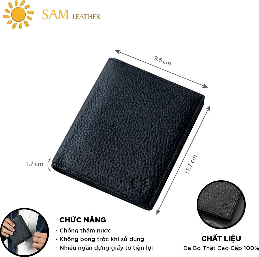 Ví Nam Da Bò SAM Leather SAMDCL012