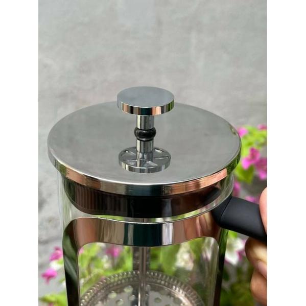 Bình Pha Trà, Cà Phê Kiểu Pháp Bằng Thủy Tinh Cáo Cấp Dung Tích 800ml LLG019