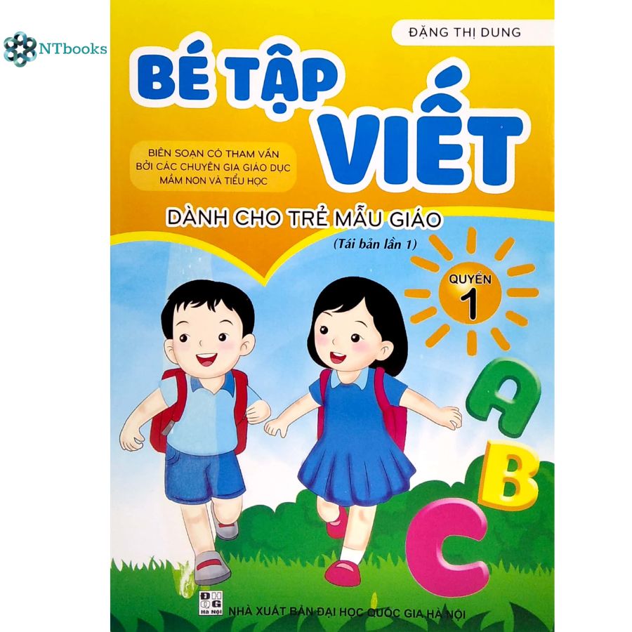 Combo 2 cuốn Bé Tập Viết Quyển 1 + Quyển 2 - Dành Cho Trẻ Mẫu Giáo