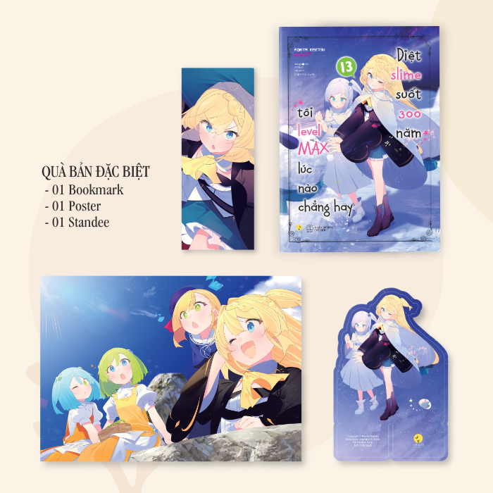 [Light Novel] Diệt Slime Suốt 300 Năm, Tôi Levelmax Lúc Nào Chẳng Hay - Tập 13 - Bản Đặc Biệt - Tặng Kèm Bookmark + Standee + Poster