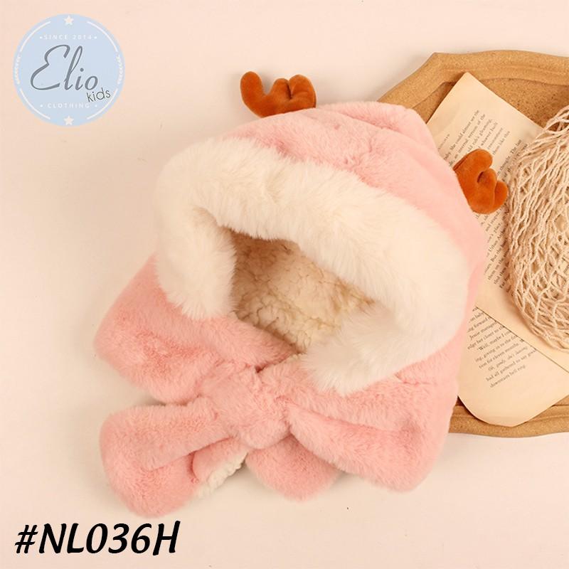 Nón len tuần lộc trẻ em , mũ len trẻ em cho bé thời trang NL036