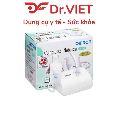 MÁY XÔNG KHÍ DUNG OMRON NE-C801 – Thiết bị hỗ trợ hô hấp tiện lợi tại nhà, vận hành êm ái với hạt sương siêu mịn. Phù hợp cho trẻ nhỏ, người lớn và người cao tuổi, dễ sử dụng và mang theo, giúp quá trình chăm sóc hô hấp hàng ngày nhanh chóng, an toàn