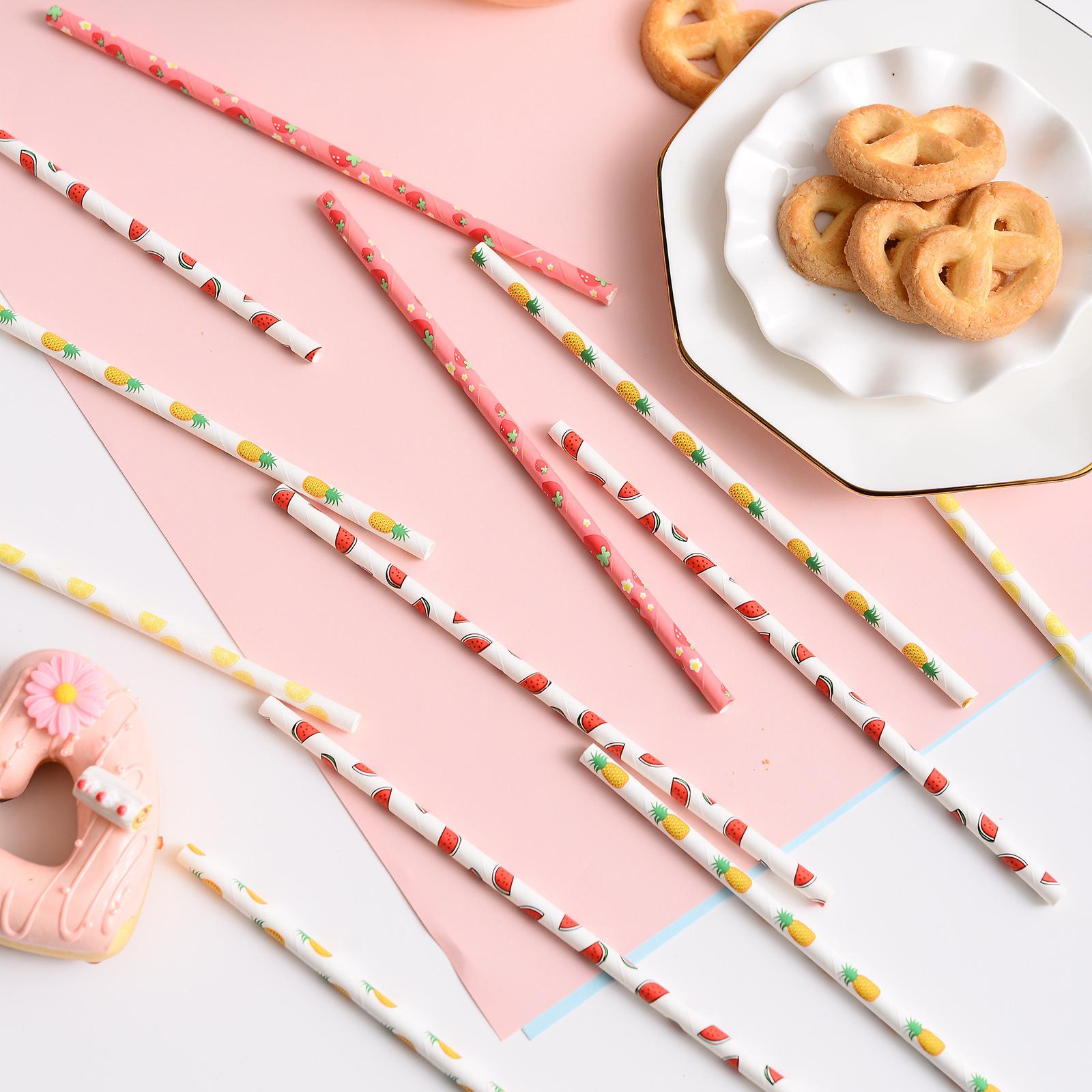 Set 100 Ống Hút Có Thể Phân Hủy