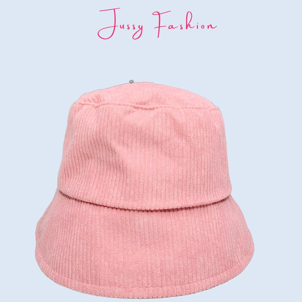 Mũ Bucket Promise You Nón Tai Bèo Nam Nữ Vành Cụp Jussy Fashion Chất Vải Nhung Mịn Nhiều Màu Form Unisex