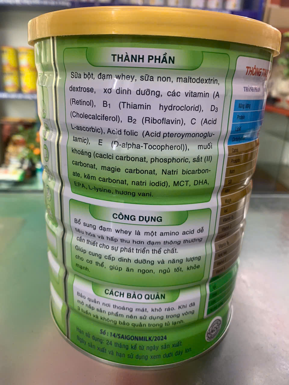 Combo 2 Hộp Sữa Bột Gigo Gain Plus 900g – Bổ Sung Vitamin & Khoáng Chất – Giúp Ăn Ngon Miệng, Hỗ Trợ Tiêu Hóa – Hàng Chính Hãng