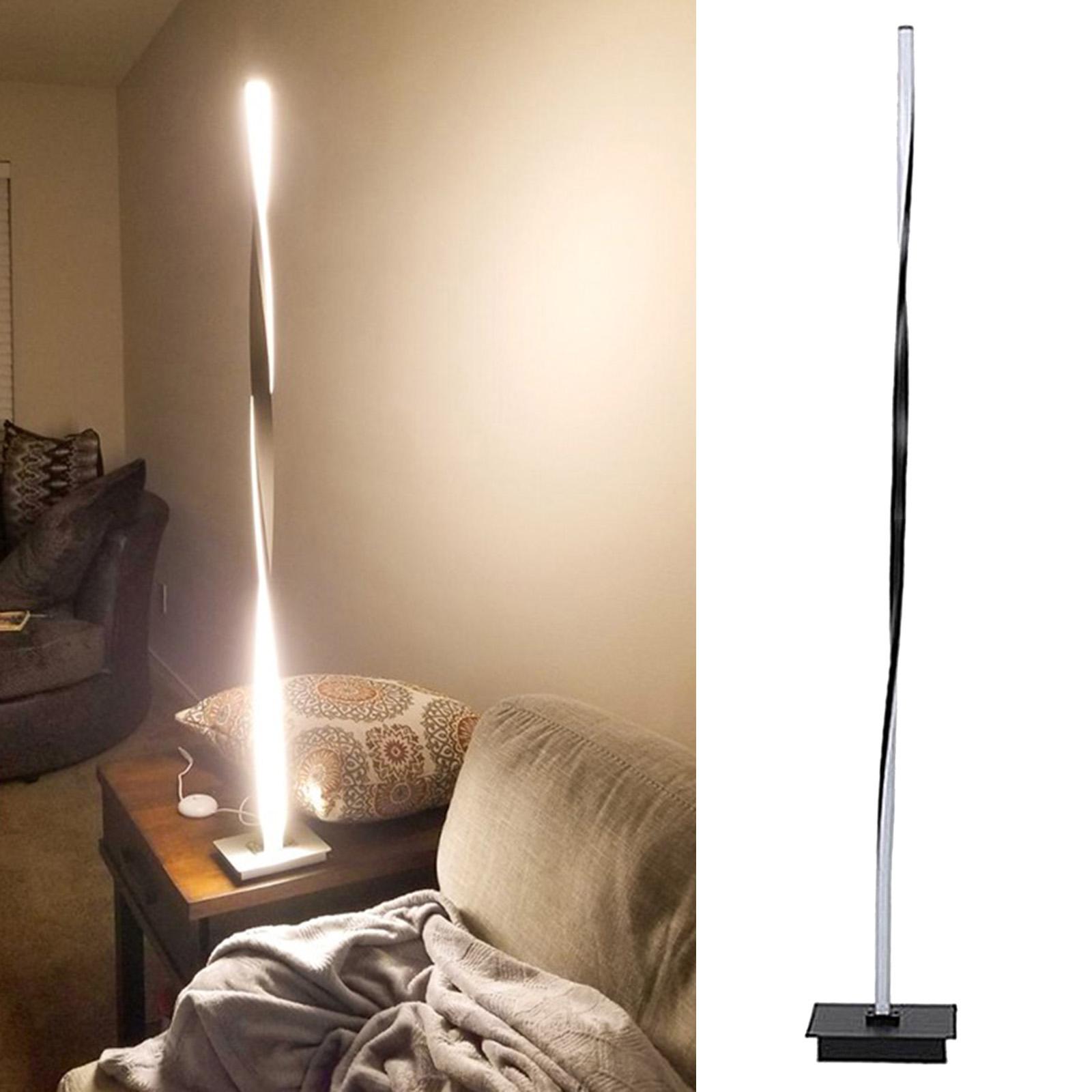 LED Floor Lamp, Modern Light Warm White 3000K Light & Dimming Function, Remote Control Included, 4-16 Watt