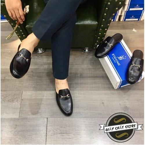 Giày sục nam Mules Loafer shoes BTAHOME LX 280-1 size 38-45, DA Pu NGUYÊN TẤM BẢO HÀNH 12 THÁNG LỖI 1 ĐỔI 1