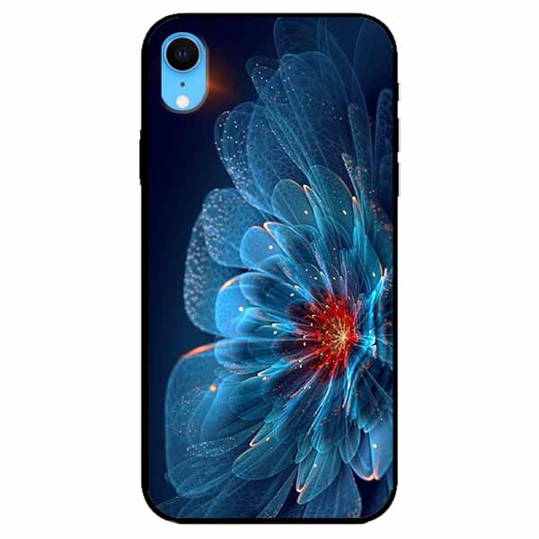 Ốp lưng dành cho Iphone XR mẫu Mẫu Đơn Xanh Đỏ