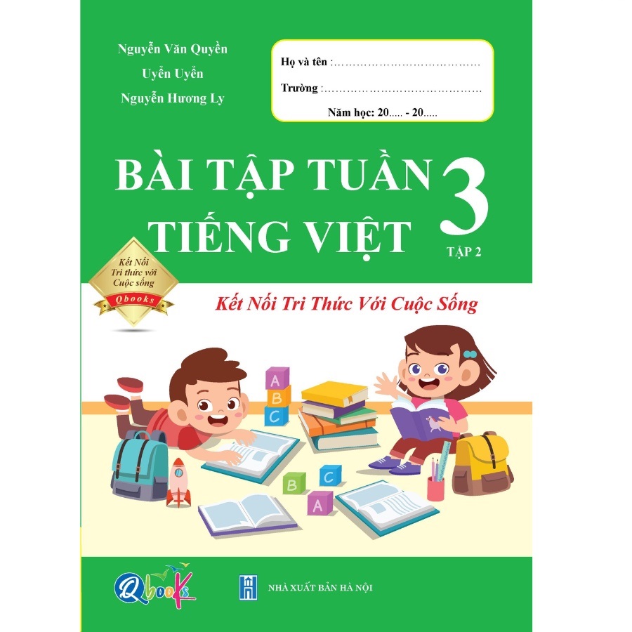 Sách - Combo Bài Tập Tuần Toán và Tiếng Việt Lớp 3 - Tập 2 - Kết Nối Tri Thức Với Cuộc Sống