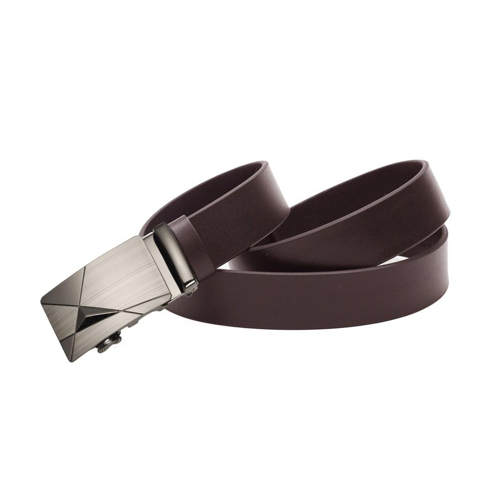 Thắt lưng nam da bò nguyên tấm 100% cao cấp, Dây da chính hãng Nhất Tính Leather NT114 bh 05 năm về da (Dây nịt da
