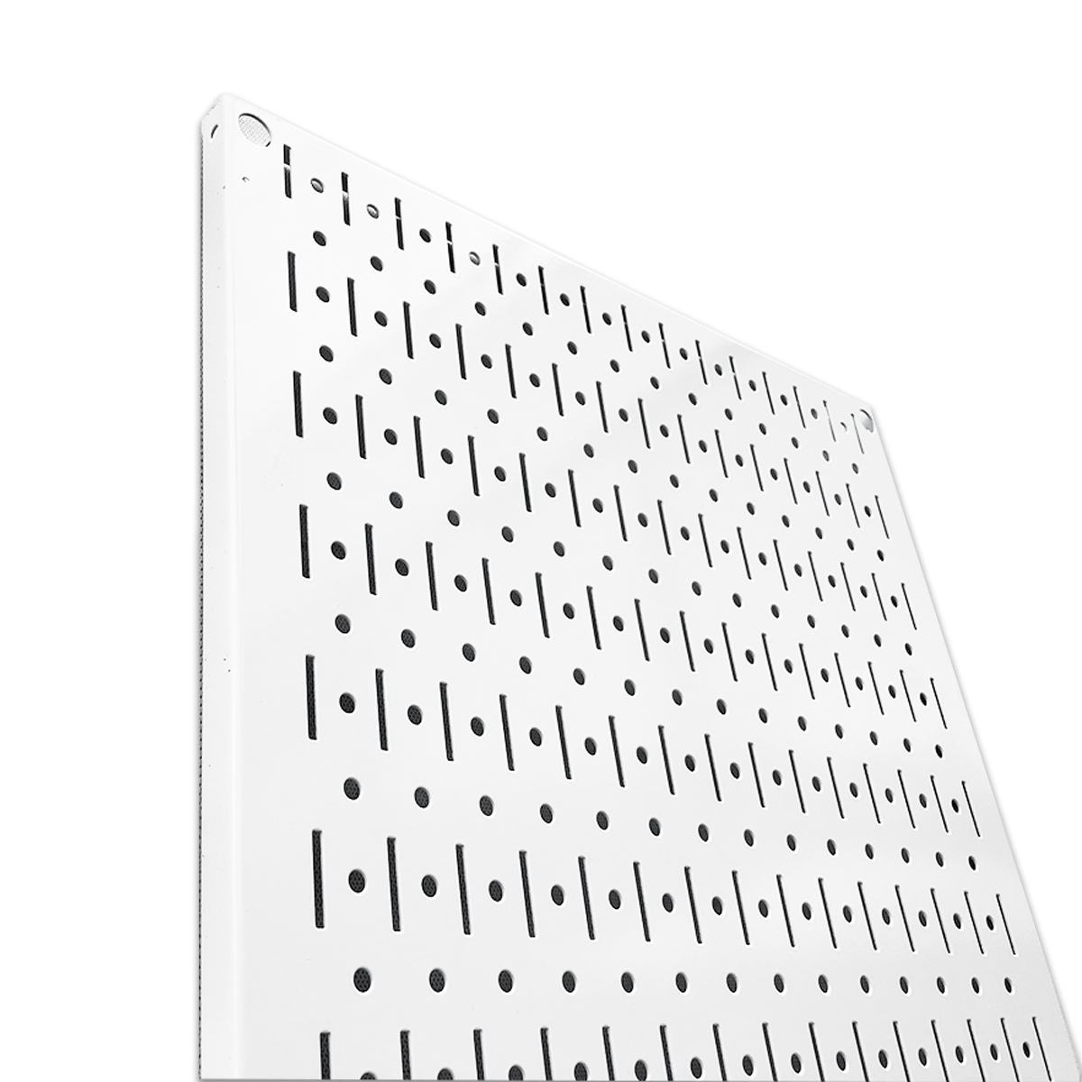 Bộ 2 Bảng treo dụng cụ Pegboard kim loại đứng 80×40cm - Chất liệu kim loại sơn tĩnh điện - Giúp lưu trữ dụng cụ trực quan, dễ tìm kiếm