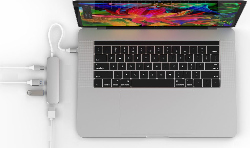 Cổng chuyển HyperDrive 4-in-1 USB-C Hub with 4K HDMI (GN22B) - Hàng chính hãng