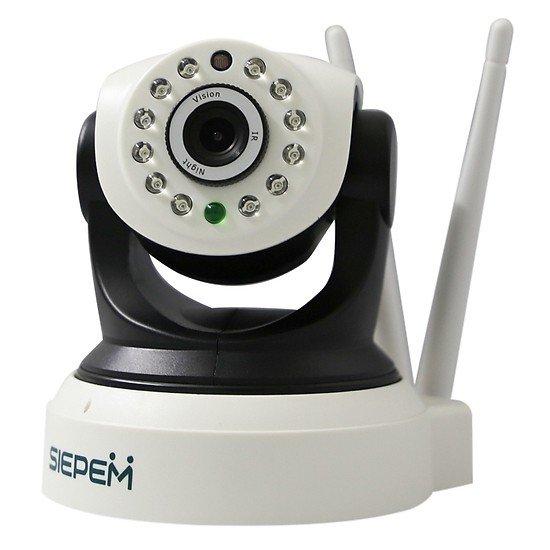 Camera IP Wifi SIEPEM S6203 Pro hỗ trợ độ phân giải HD 720p 1Mpx (Trắng) Hàng Nhập Khẩu