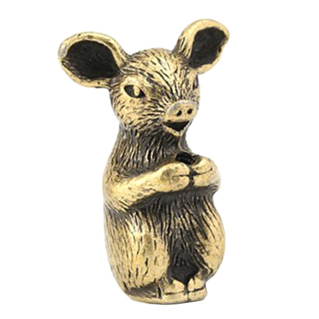Brass Burner Chinese Animal Figurine Holder