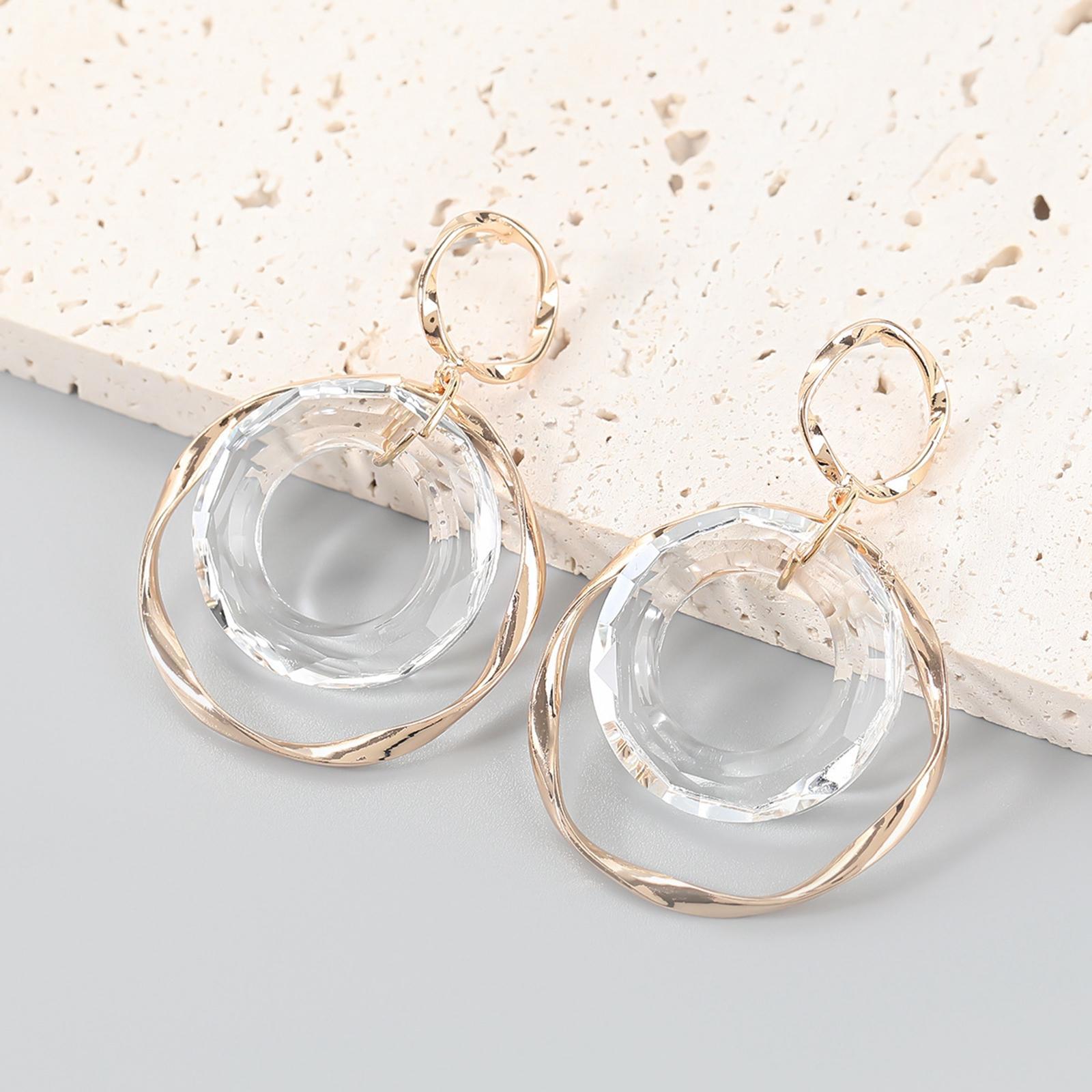 Hình ảnh Fashion Trend Women Drop Earrings Hollow Earrings  for