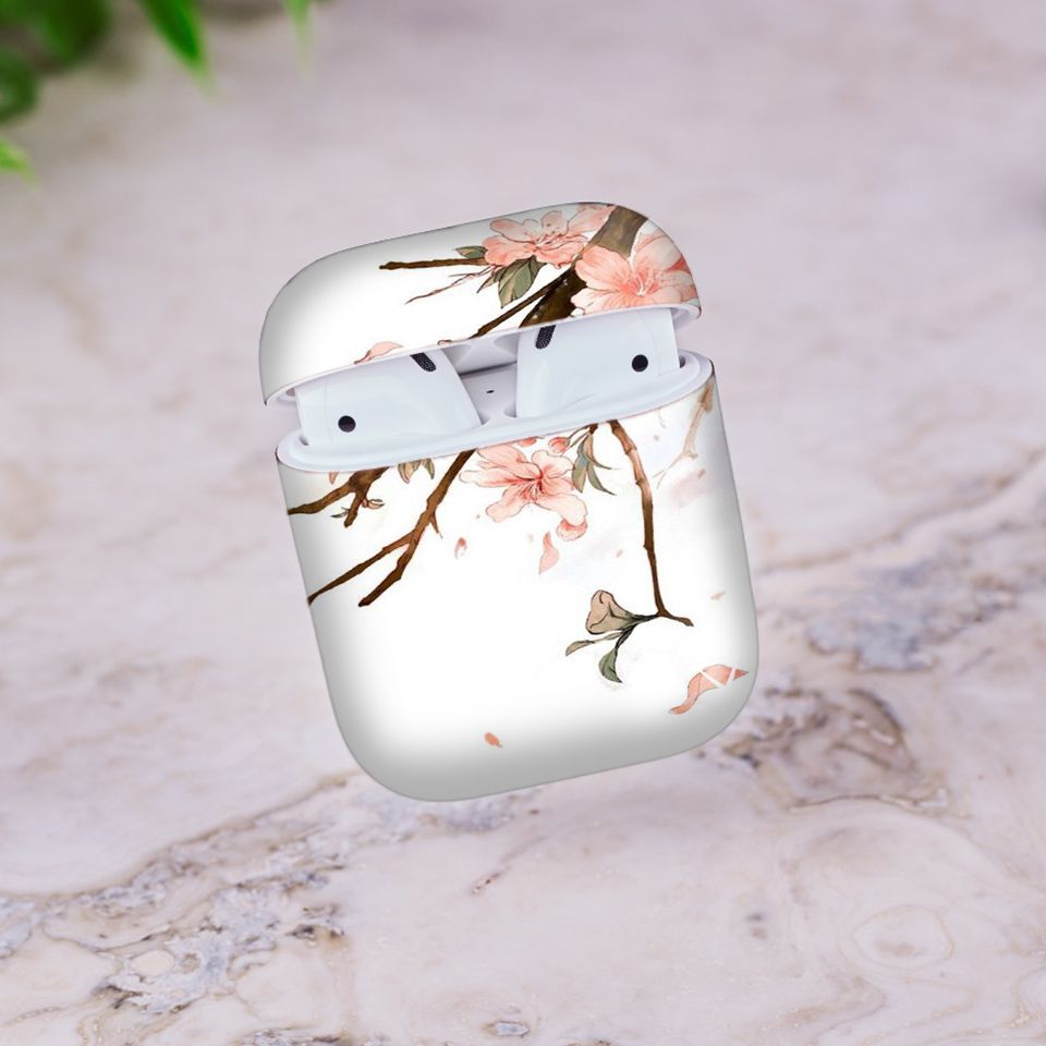 Miếng dán skin chống bẩn cho tai nghe AirPods in hình thiết kế - atk272 (bản không dây 1 và 2