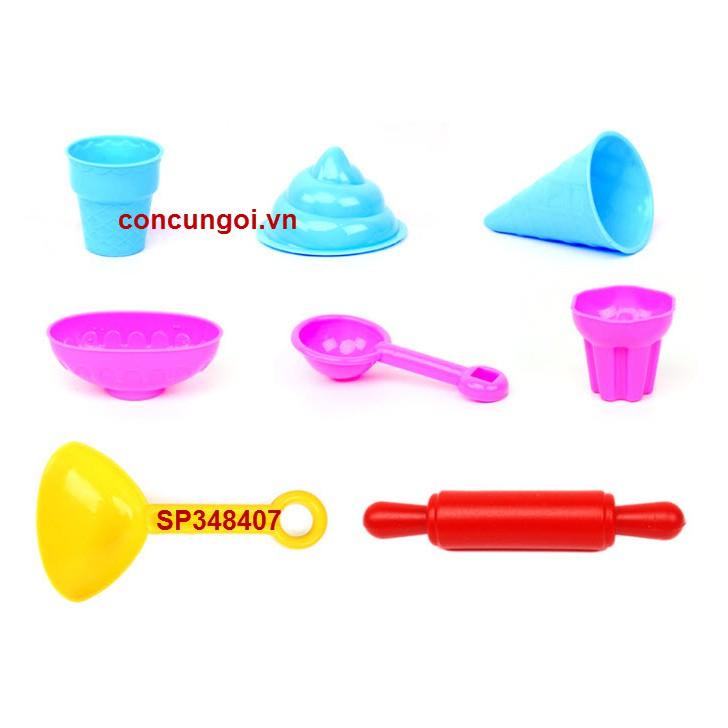 Đồ Chơi Hộp đất sét cát màu nặn làm kem , LZY802 - SP348407
