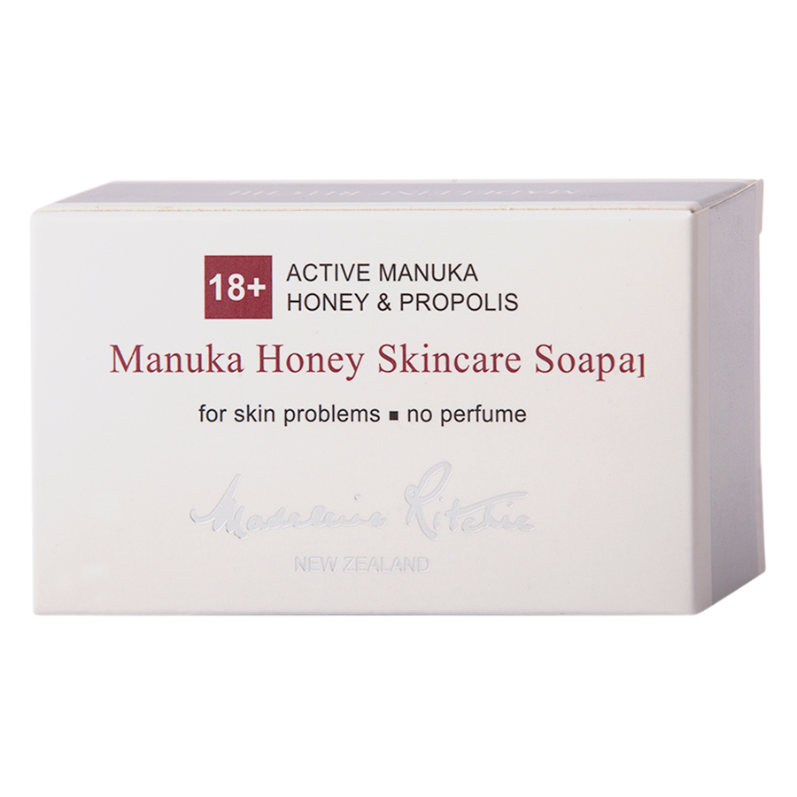 Xà Phòng Mật Ong Madeleine Ritchie Manuka 18+ Hỗ Trợ Viêm Da, Chàm Da, Vẩy Nến, Nhạy Cảm, Khô, Mụn, Dị Ứng