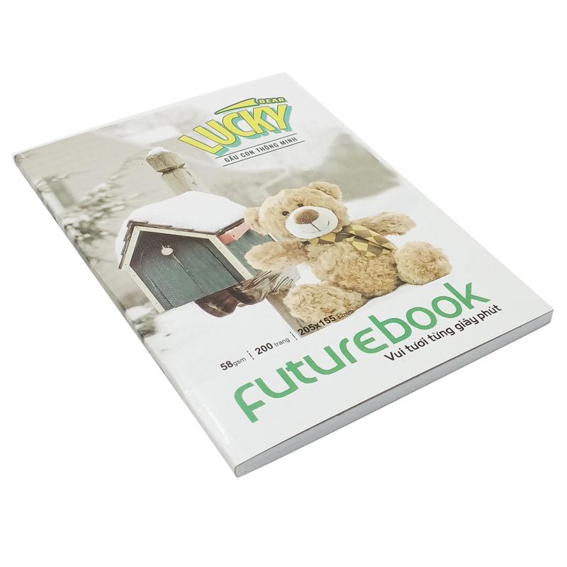 Tập Học Sinh Gấu Con Thông Minh A5 - 4 Ô Ly - 200 Trang 58gsm - futurebook DK532 (Mẫu Màu Giao Ngẫu Nhiên)