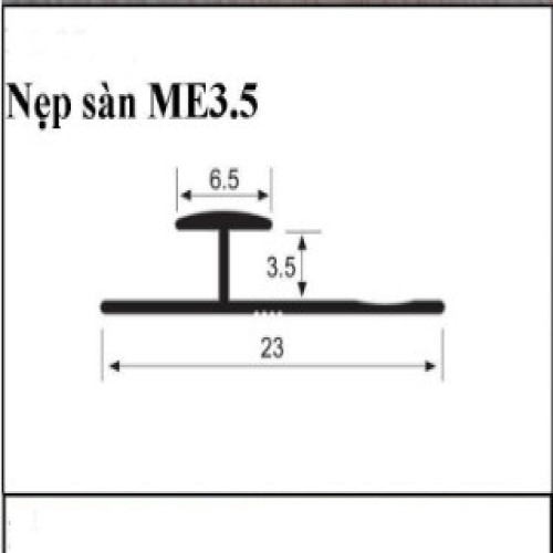 Nẹp nhôm chữ H ( hàng dày 1li) – Nẹp nhôm nối sàn ME3.0 - Nẹp nhôm nối tấm