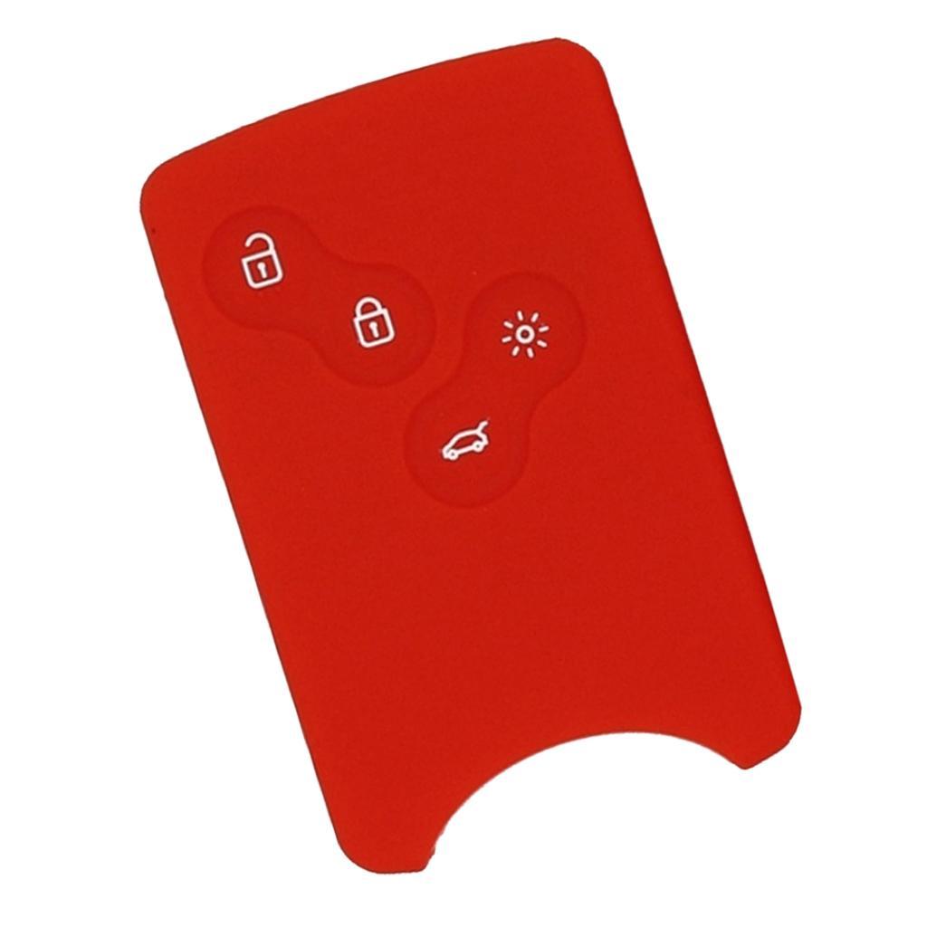 Key Fob 4 Buttons Silicone Protector Cover Case For