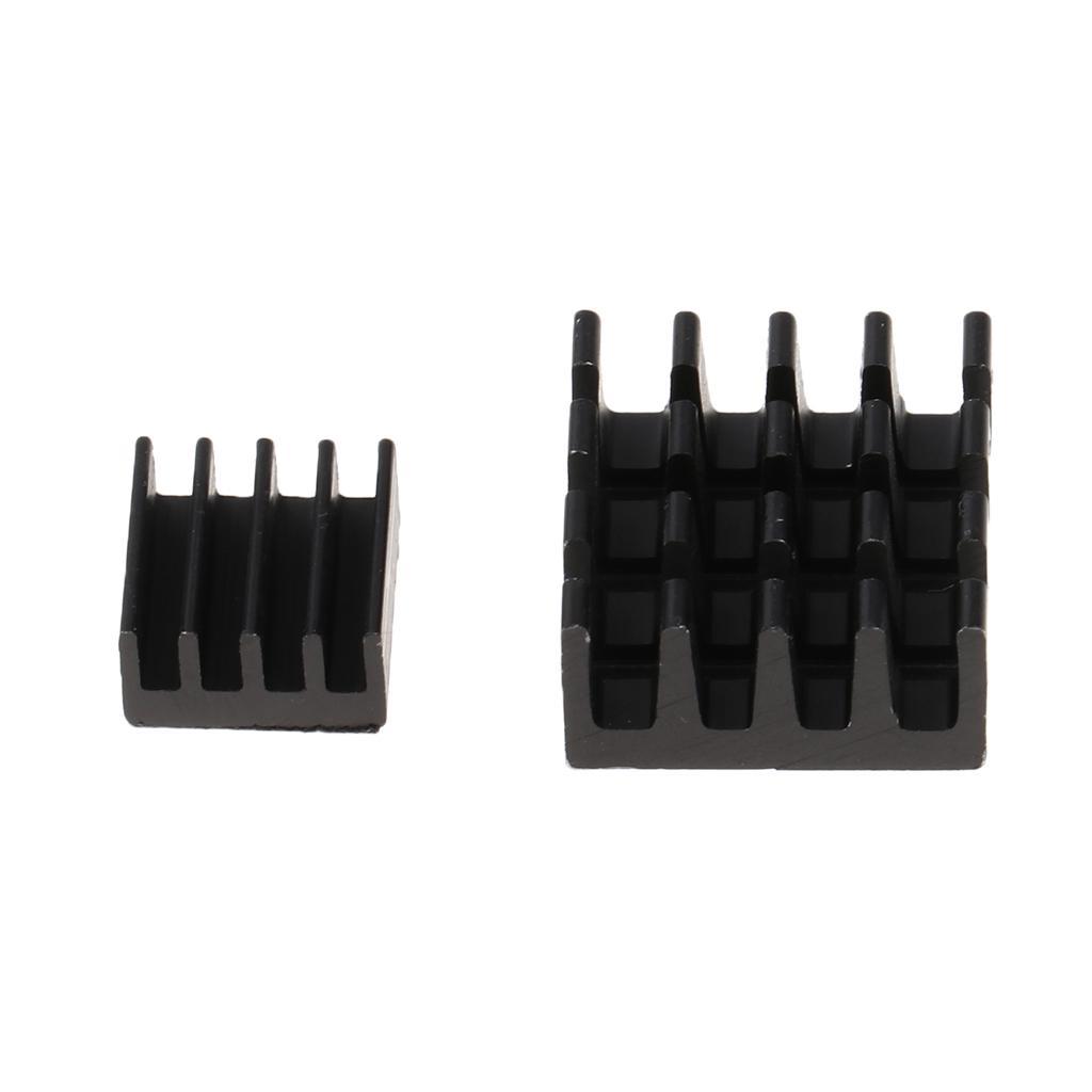4Pack Black Aluminum Heat Sink Cooling HeatSink Radiator for