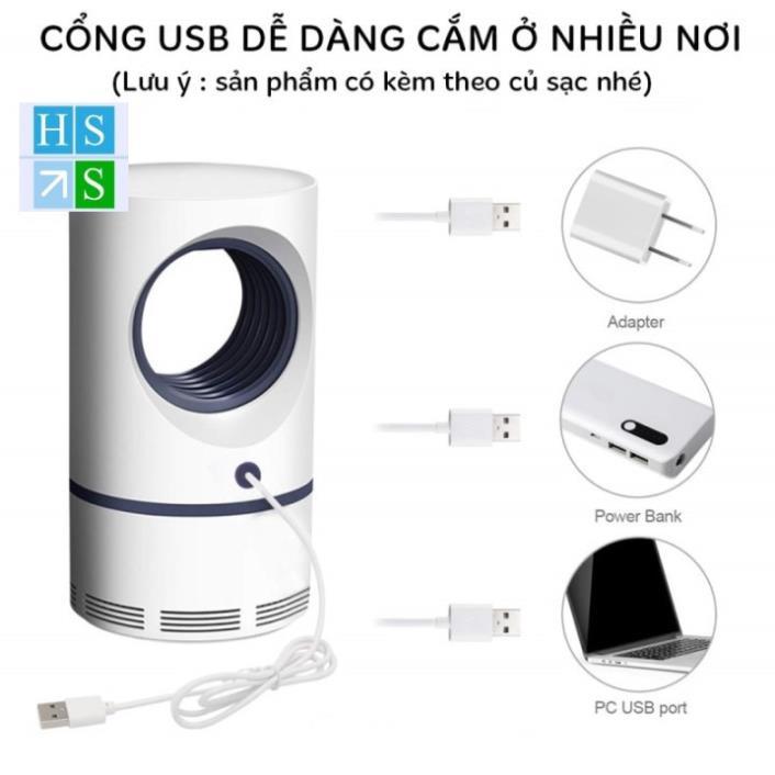 Đèn bắt muỗi thông minh thế hệ mới MOSQUITO , Đèn diệt côn trùng kiêm đèn ngủ , cắm cổng USB tiện lợi , tiết kiểm điện