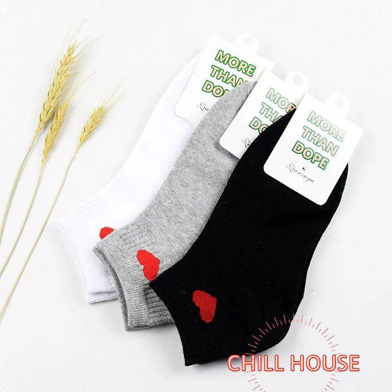 Combo 3 đôi tất tim ( đủ màu ) - CHILLHOUSE