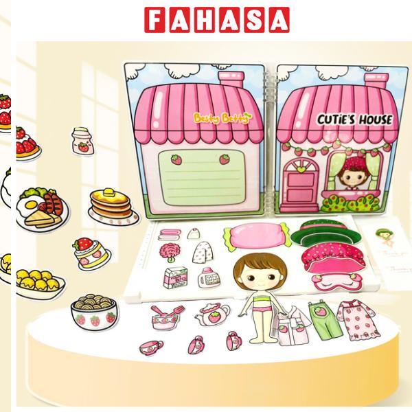 Bộ Tranh Tương Tác - Cô Bé Dâu Tây - LuLuHappyArt