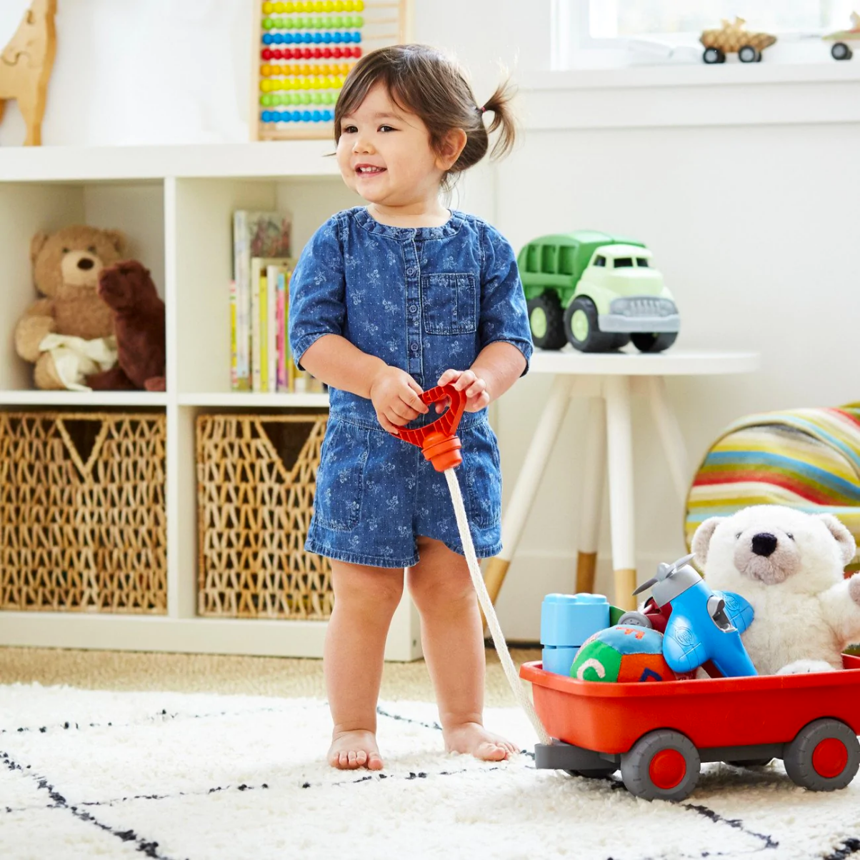 Đồ Chơi Xe Kéo Hàng Green Toys Cho Bé Từ 18 Tháng