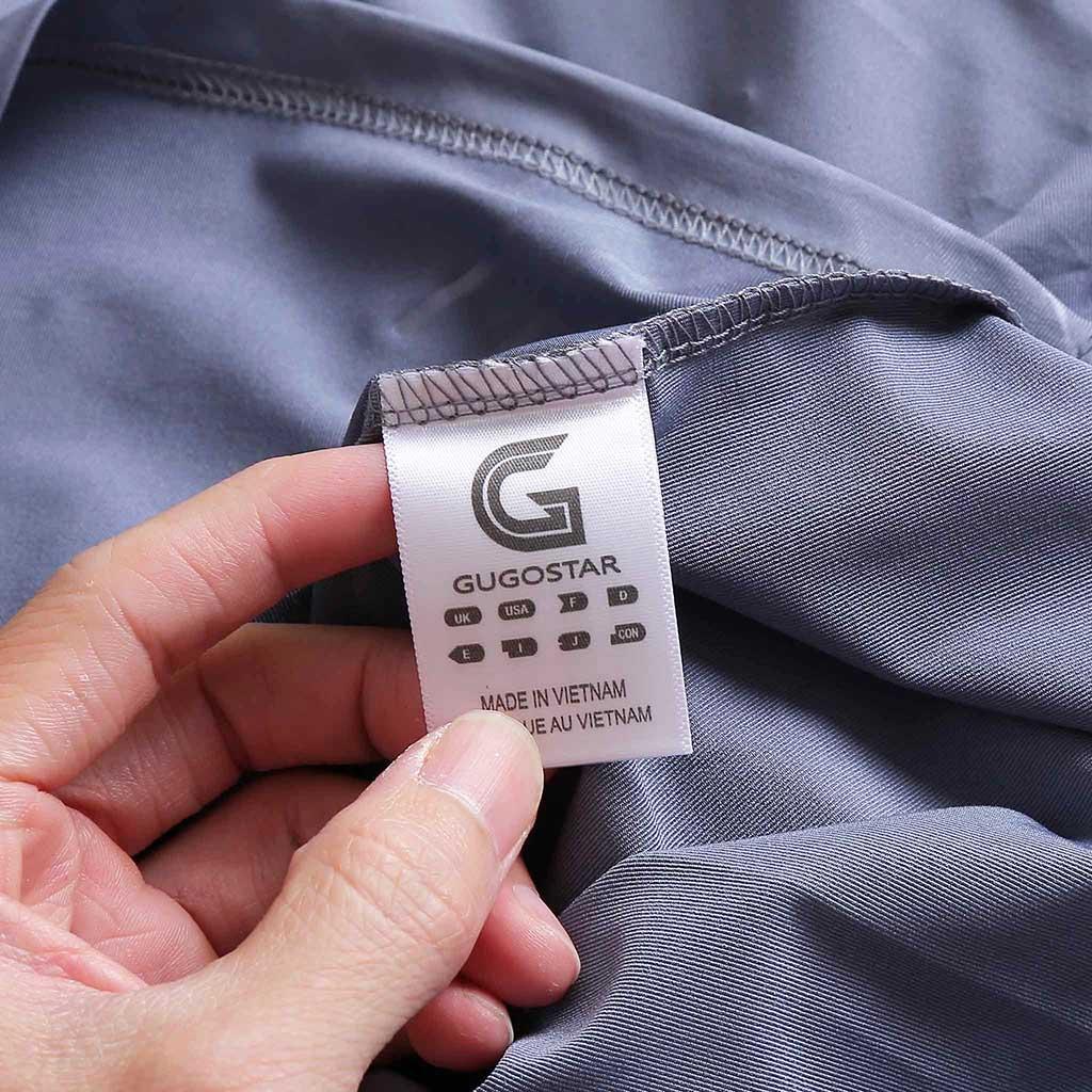 Áo Polo Nam GUGOSTAR G375-XNV, Chất Thể Thao, Co Giãn 4 Chiều