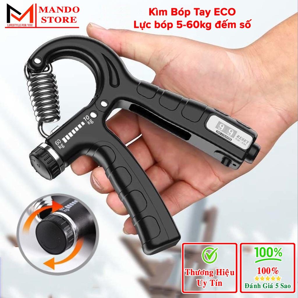 Kìm Bóp Tay ECO Kìm Tập Cơ Tay Chữ R Dụng Cụ Tập Gym Lực TayTại Nhà Điều Chỉnh Lực Từ 5 - 60kg Có Đếm Số Tự Động