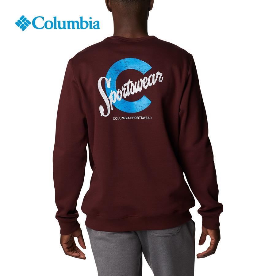 Áo thun tay dài thể thao nam Columbia M Columbia Logo Fleece Crew - 1884932521