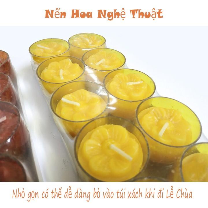 Set 10 cốc nên hoa nghệ thuật ánh sáng lung linh ấm ấp