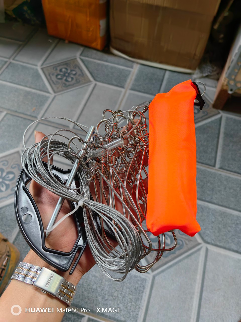 Dây cáp xích mang cá INOX giá rẻ