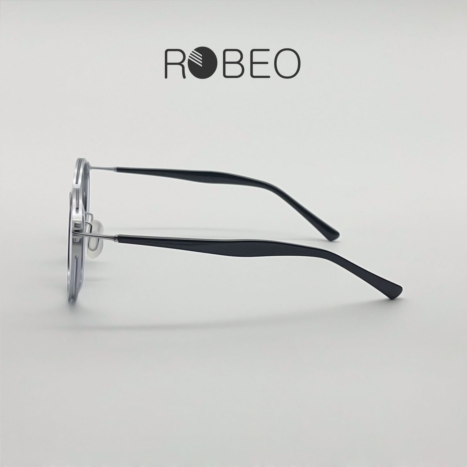 Gọng kính tròn ROBEO R0425 , phong cách cổ điển mắt chống ánh sáng xanh - Fullbox
