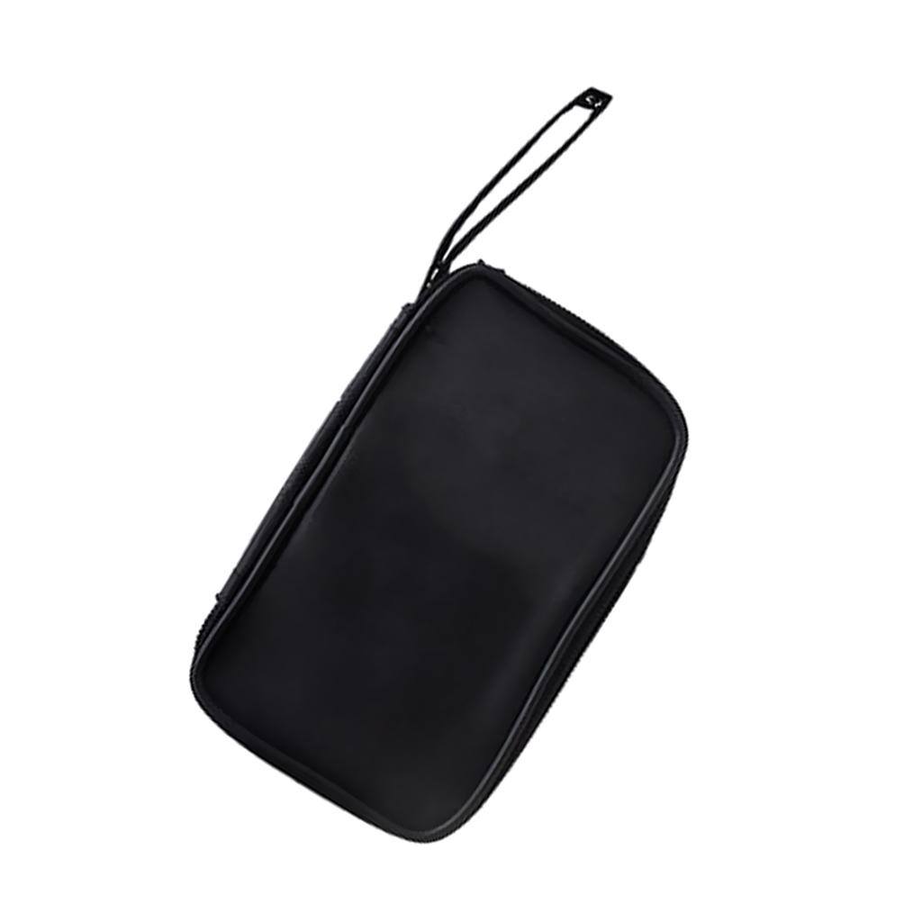 2 Pieces Carry Soft Case Zipper Pouch For Multimeter Universal Meter Black M+S