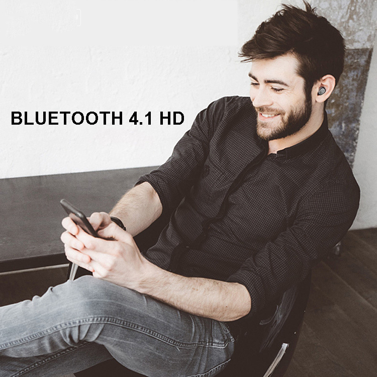 Tai nghe bluetooth không dây kiêm pin sạc dự phòng 2200mAh siêu nhỏ gọn nhét tai M8