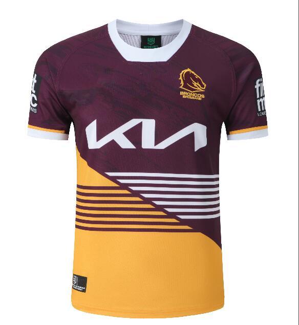 Áo bóng bầu dục bản địa Brisbane Broncos 2023 sân nhà Áo sơ mi bóng bầu dục Retro Úc Broncos Câu cá phù hợp với vest Áo thành phố Color: 2022 indigenous Size: S