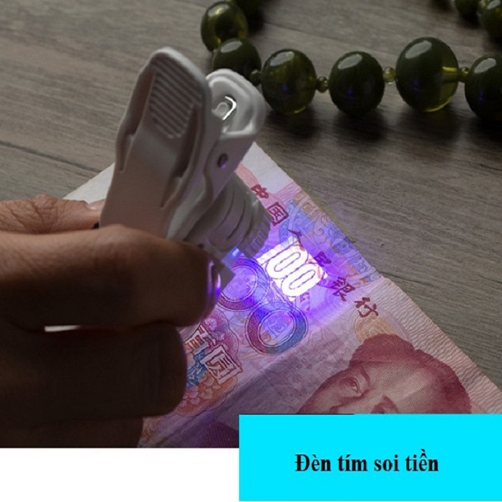 Kính lúp mini độ phóng đại 60 lần tích hợp kẹp điện thoại NO.9595 ( Tặng móc khóa tô vít văn kính 3in1)